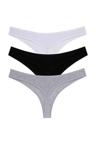 pink mood Flexifit Thong 3 Pack