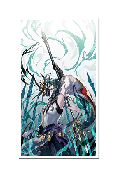 fırsatlar diyarı Genshin Impact Xiâo Anime Постер - Висока роздільна здатніст...