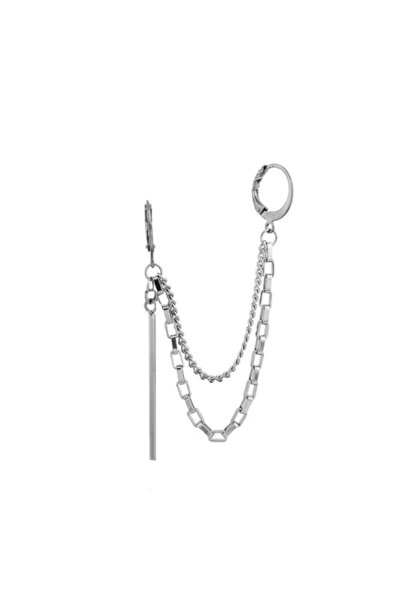 TakıConcept Kıkırdak Zincir Küpe, Unisex Küpe, Kıkırdak Küpe