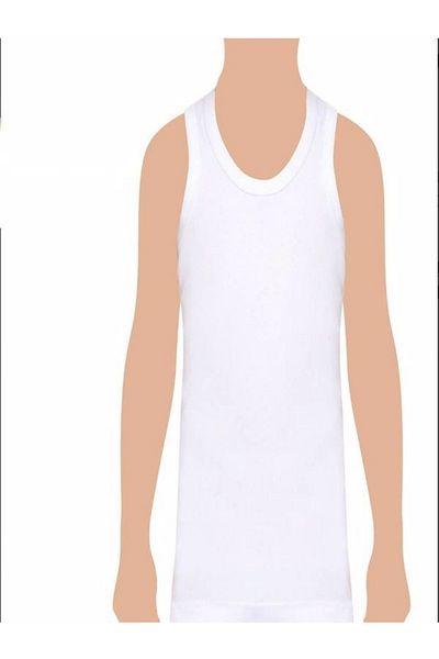 Masal Dünyası Bursa Tutku Boy Combed Cotton Undershirt 5- 12 Years (Price is for 2 Pieces)