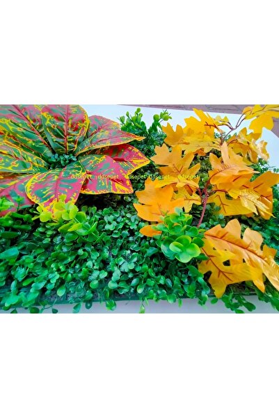 DDTREND Yapay Dikey Bahçe Kullanıma Hazır Duvar Paneli 40 X 60 Cm Yeni Trend Dekorasyon ( Strafor Dahil )