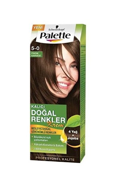 Palette Saç Boyası  5 0 Fındık Kahvesi 50 ml