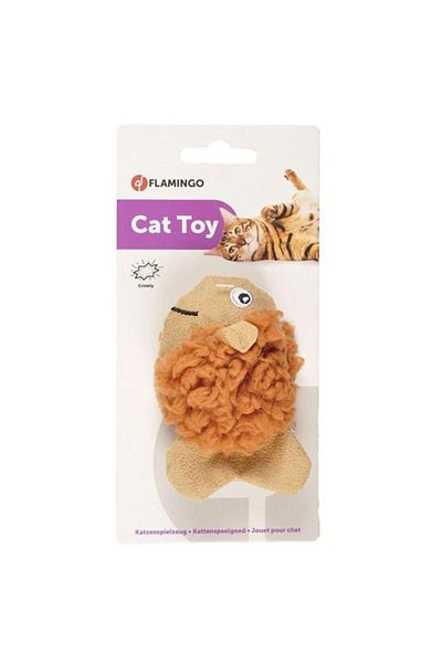 Flamingo Furry Cat Toy 9 Cm