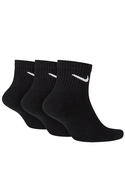 Nike Мъжки черни ежедневни чорапи с възглавница Sx7667-010