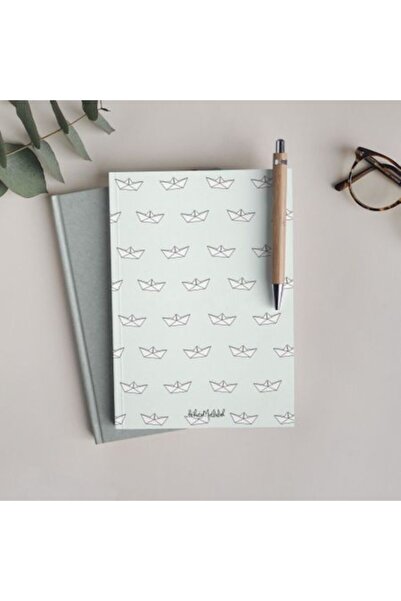 Bikutumutluluk Gift - Unlined Notebook Series - N019 Paper Ship Notebook