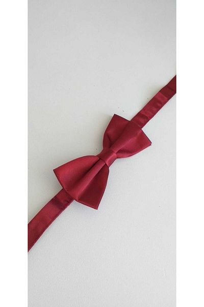 Moda Nur Kids Papion Burgundy Satin