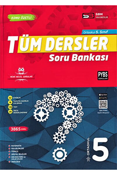 Sbm Yayıncılık 5. Sınıf Tüm Dersler Soru Bankası - Soru Bankası Merkezi