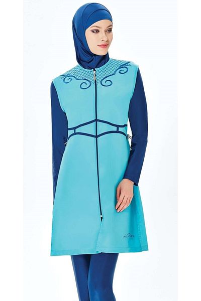 Adasea Ολόσωμο μαγιό Hijab με παντελόνι