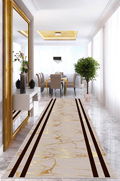 Viva Home Kaymaz Taban Rulo Yolluk Kenarlı Varak Geçişli Ar300