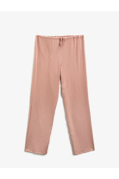Koton Women's Pink Waisted Pants
