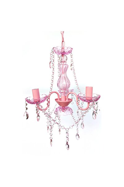 Bun Design Pembe 3 Kollu Avize