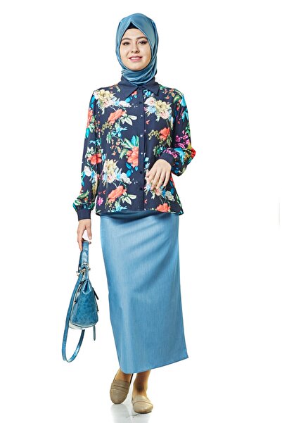 SORALLİNE Fusta creion de damă 90 cm