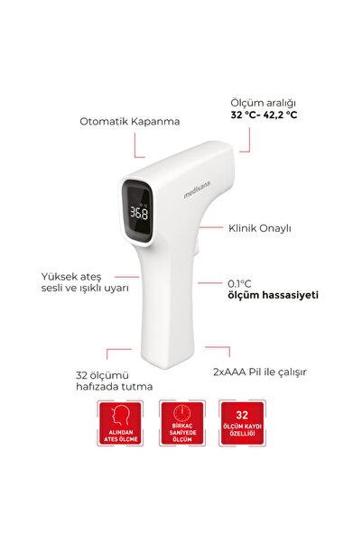 medisana Alından Temassız Ateş Ölçer - Standart Standart