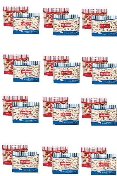 Tadım Roasted Salted Peanut 90 Gr X 12 Pieces Salt-Free Pumpkin Seeds 80 Gr X 12 Pieces
