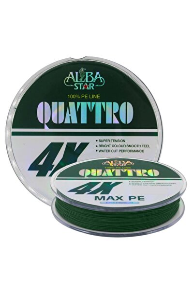 Albastar Quattro 4x Green 300 Mt. Ip Misina - 0.10 Mm