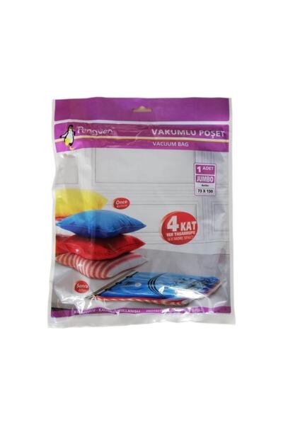 Genel Markalar Vakumlu Hurç 5' Li Maxi Jumbo Set 100x130 5 Adet 73 X 130 Vaku...