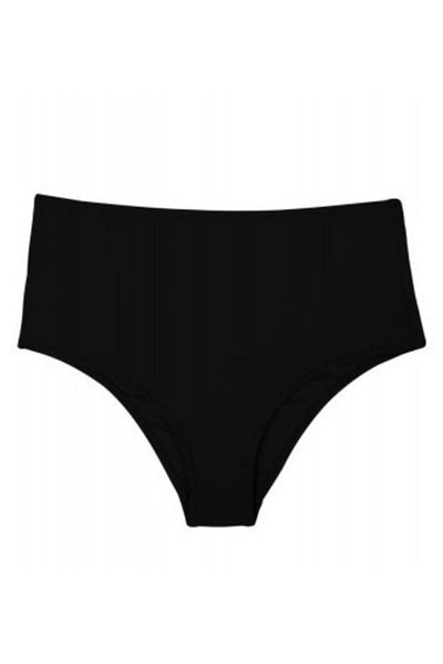 AYYILDIZ 63048 Schwarze Bikinihose mit hoher Taille