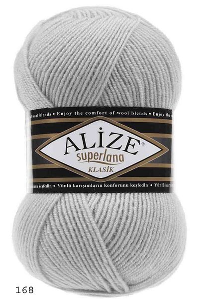 Alize Süperlana Classic 5 τεμαχίων πλεκτό νήμα 168 Sea Shell