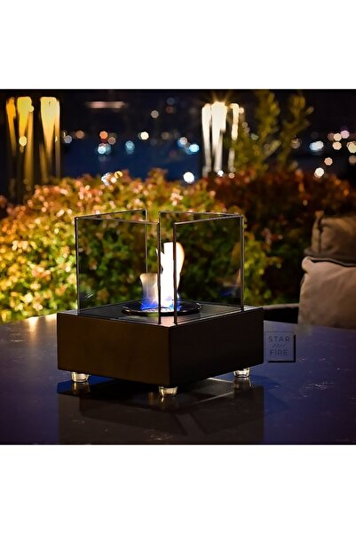 Starfire Mini Elegance - Masaüstü Şömine (bioethanol Şömine) (siyah)