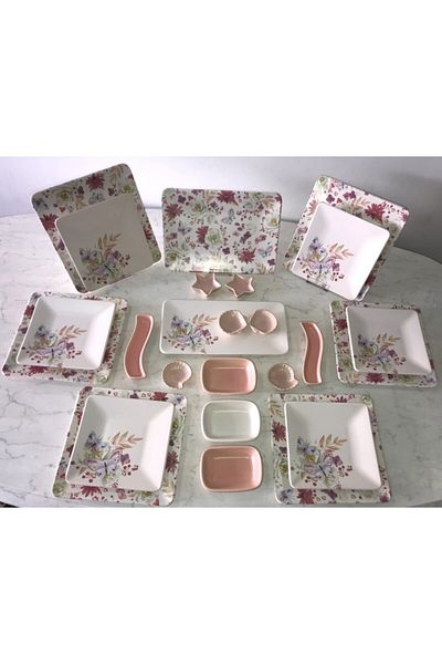 Keramika 25 Piece Spring Breakfast Set