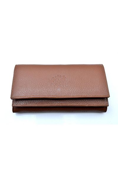 Veskemann Women's Naomi Tan Multi-Compartment Wallet