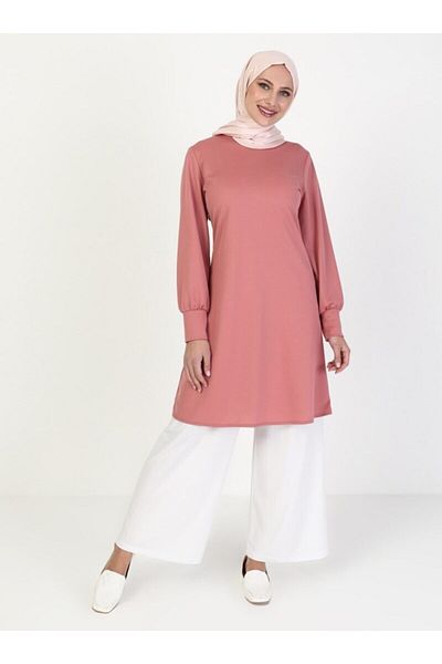 ZENANE Women's Powder Sleeve Detailed Tunic