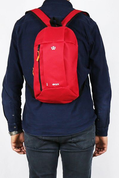 woys 10lt Unisex Camping Cycling Hiking Red Mini Backpack