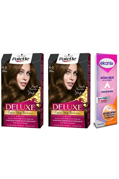 Palette Deluxe Set Saç Boyası 6-0 Koyu Kumral 2 Adet