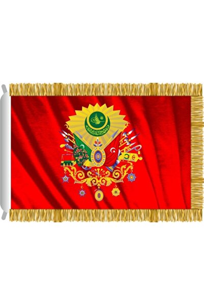 Rekbay Osmanlı Bayrağı Sancağı Saçaklı 50x75cm Kırmızı Renk