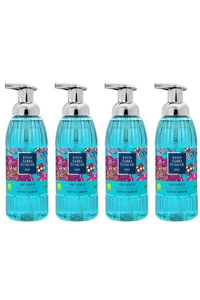 Eyüp Sabri Tuncer Ocean Foam Soap with Olive Oil 500ml X 4 Pieces