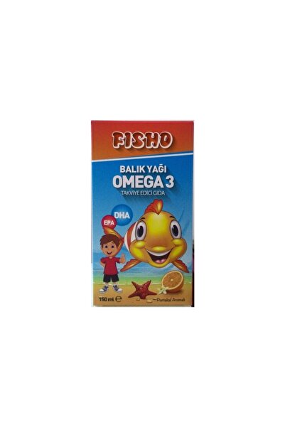 fisho Balık Yağı Omega 3 Şurup 150ml