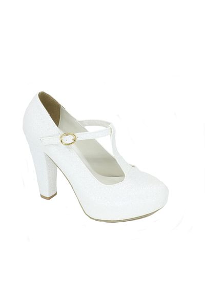 TRENDYSHOES Pantofi de mireasă cu platformă cu cataramă pole202450