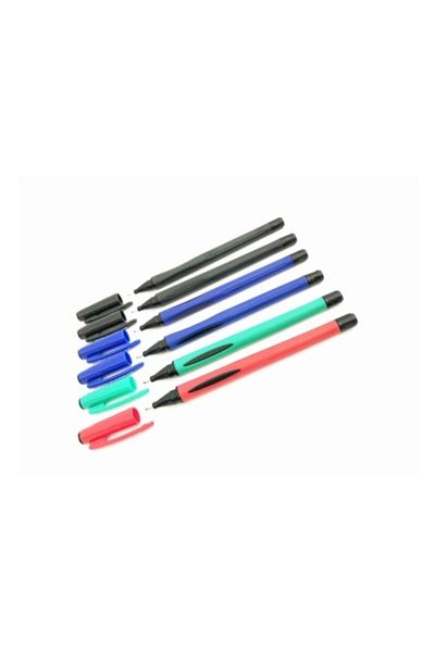 Serve Broad Type Fineliner Writing and Drawing Pen 0.8mm - Pack of 6 PVC