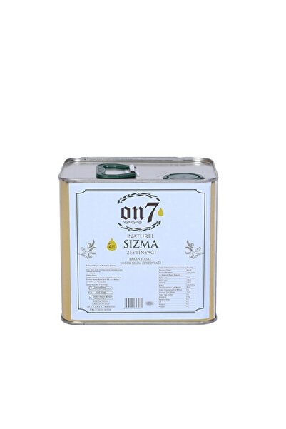 on7zeytinyağı Erken Hasat Soğuk Sıkım Naturel Sızma Zeytinyağı (FİLTRELİ) - 2lt