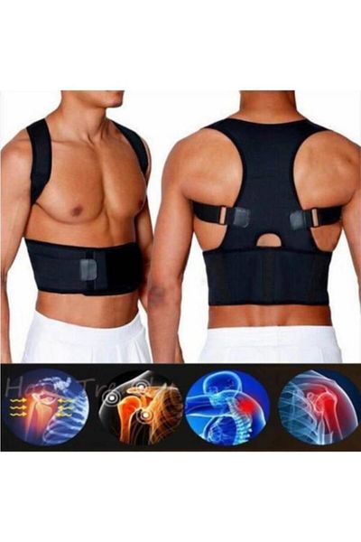 Ankaflex Magnetic Upright Posture Corset with Waist Support - Back Straightening Humpback