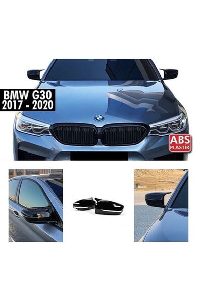 HYM TUNİNG Bmw 5 Serisi G30 Yarasa Ayna Kapağı - Parlak Siyah, 2017+