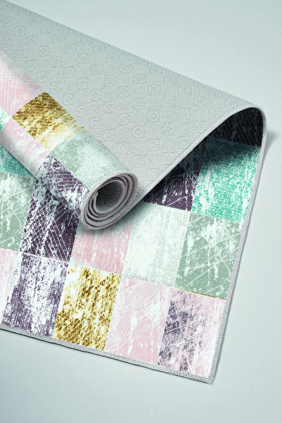 Alanur Home Non-Slip Base Digital Bathroom Set Kt411 Multi