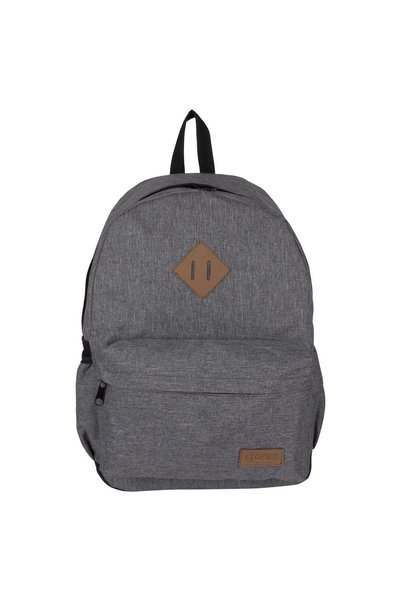 Bagacar 130 Exaption Daily School Rucsac maro gri