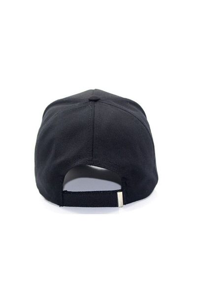 ŞapkaIdünyasi King Written Sports Hat White Embroidered on Black