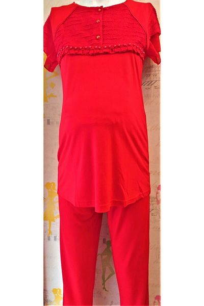 FLZ 3-Piece Maternity Set with Red Lysol