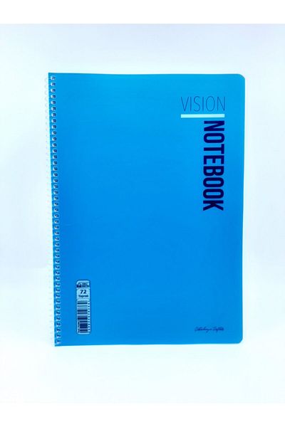 UFEN U-fen School Notebook Plastic Cover with Spral 72 Sheets Checkered A4 (1 Piece)