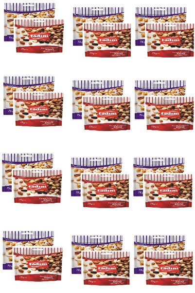 Tadım Kokteyl Karışık 75 Gr X 12 Adet Karışık Kuruyemiş Klasik 75 Gr X 12 Adet