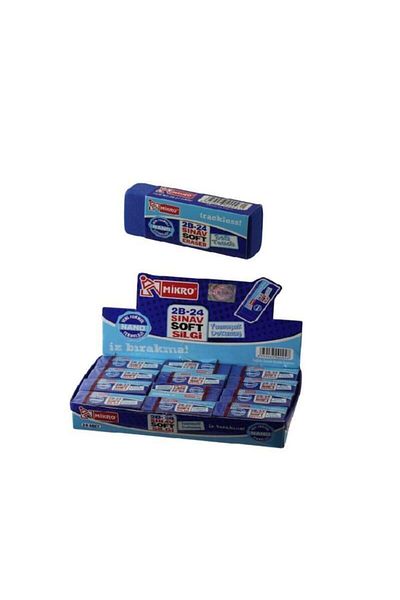 Mikro Nano Exam Eraser 2b-24 24 Pieces (1 Pack 24 Pieces)