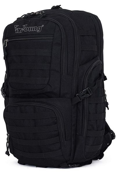 ÇÇS Young 51029 Unisex Sternum Supported Mountaineer Backpack Black