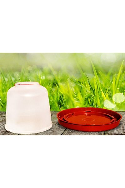 Doğalsan Tarım Drinking Bowl 6 Lt 1 Piece Chicken Drinker Bird Drinker Winged Animal Drinker Menage Quail Chick Drinker
