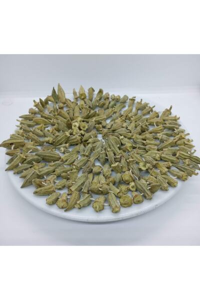 Köyevi Yöresel_mutfağım Yeni Sezon Amasya Kurutulmuş Çiçek Bamya 250 gram