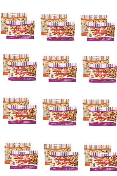 Tadım Roasted Hazelnut Inside 90 Gr X 12 Pieces Yellow Chickpea Double Roasted 90 Gr X 12 Pieces