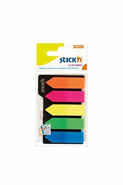 Gıpta Stıckn 45x12 Neon 5 Renk Film Ayraç 25 Yaprak