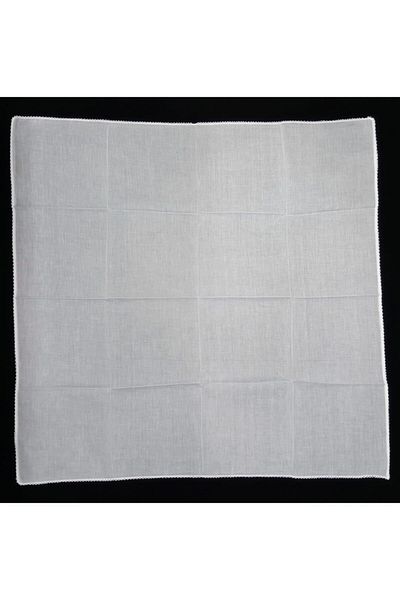 Gülsoy Women's Cotton Inside Cheesecloth White 100x100 Cm