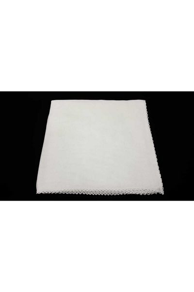 Gülsoy Women's Cotton Inside Cheesecloth White 100x100 Cm